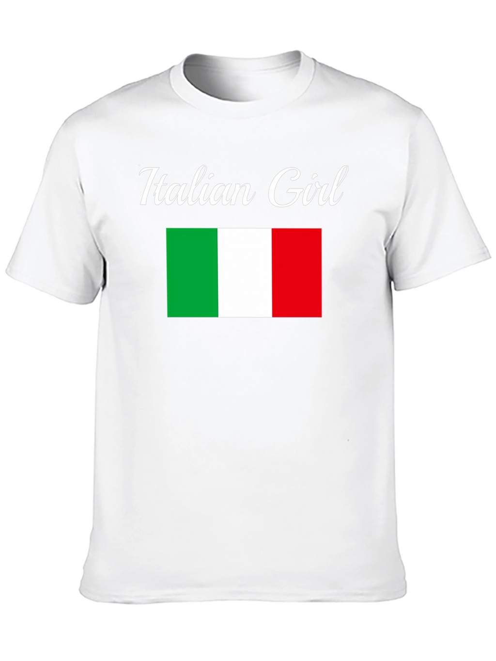 Italian Girl Flag T-Shirt