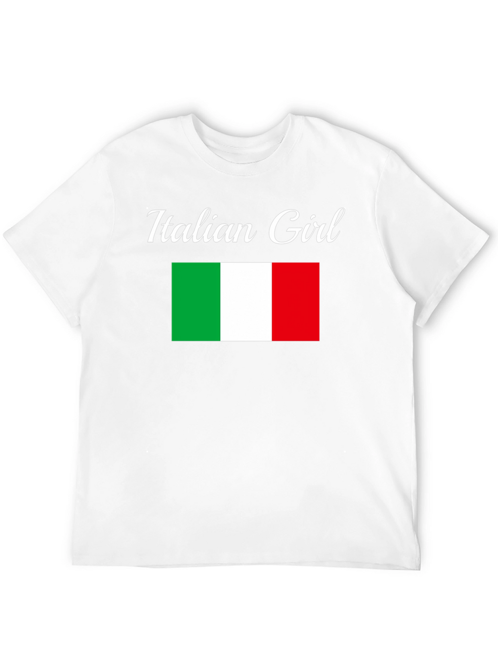 Italian Girl Flag T-Shirt