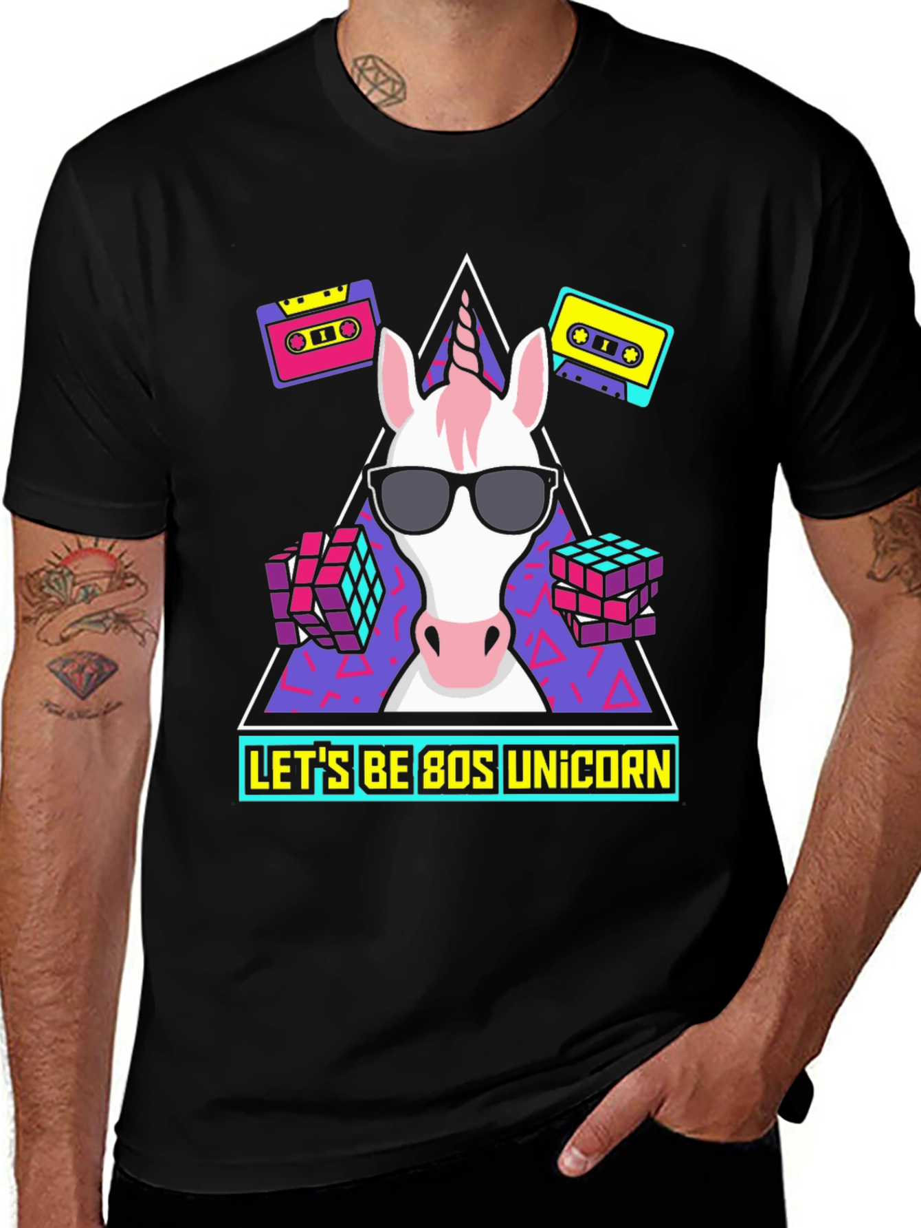 80s Unicorn Graphic Tee