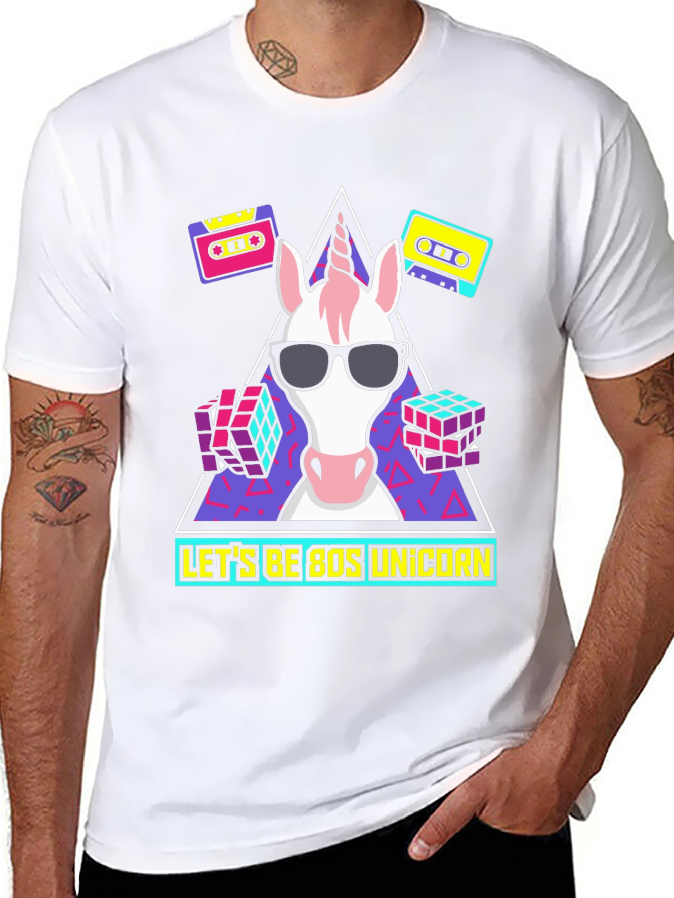80s Unicorn Graphic Tee