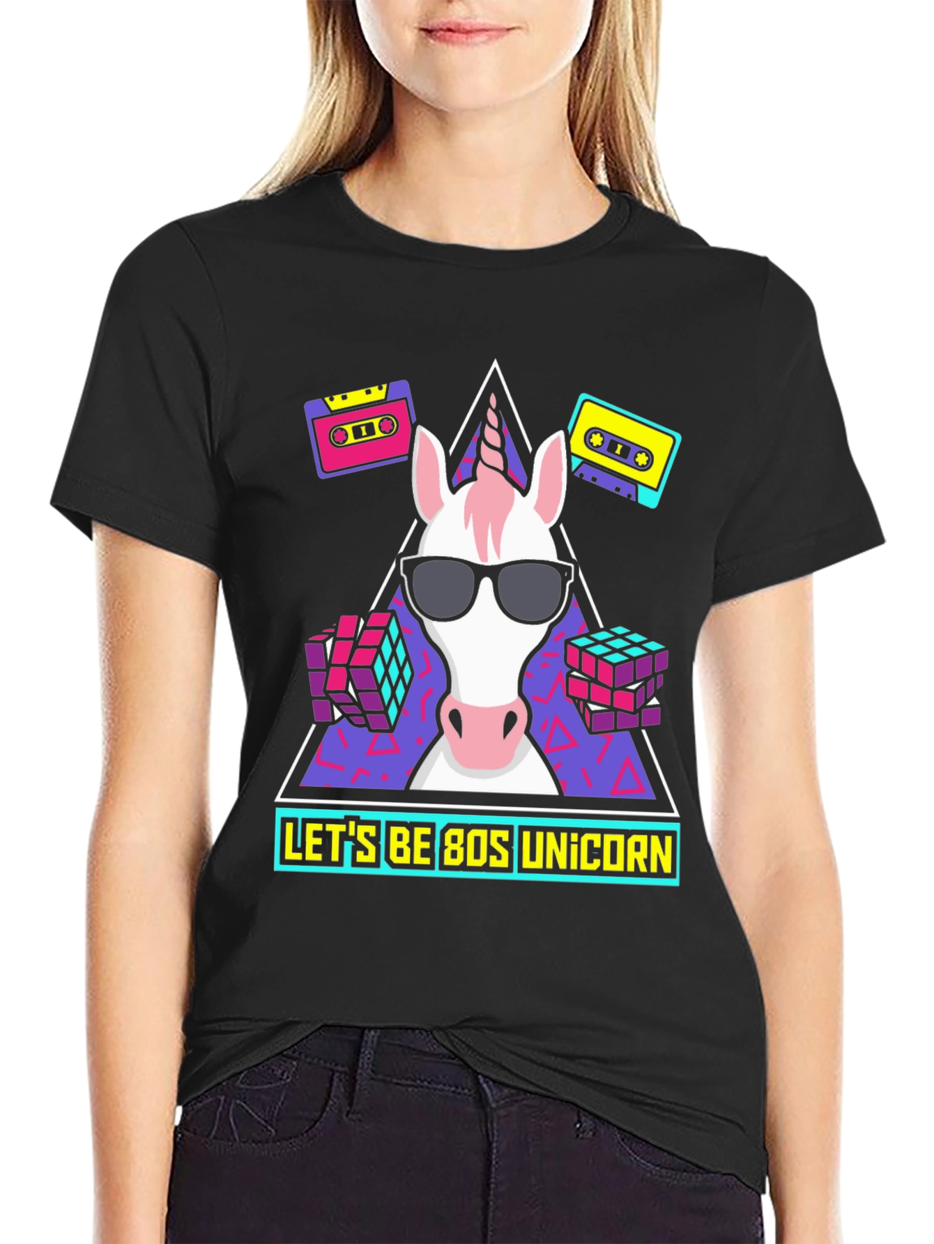 80s Unicorn Graphic Tee