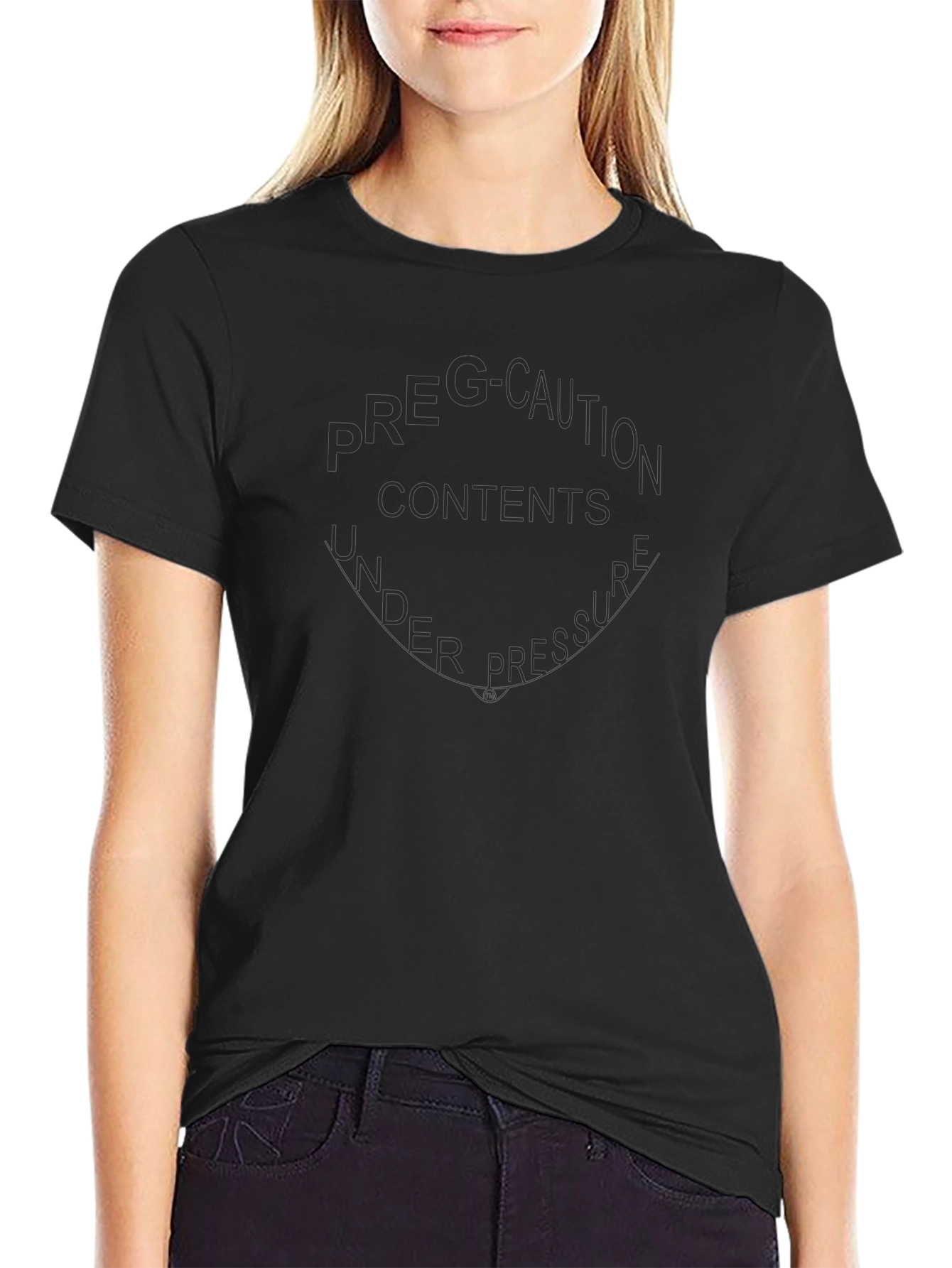 Preg-Caution Under Pressure T-Shirt
