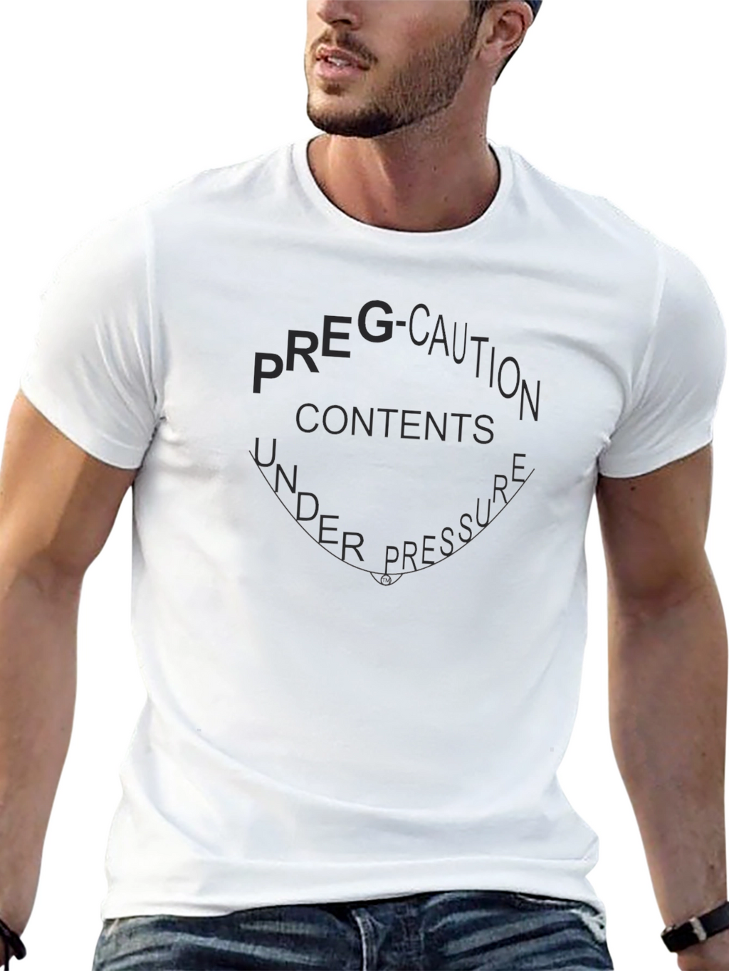 Preg-Caution Under Pressure T-Shirt