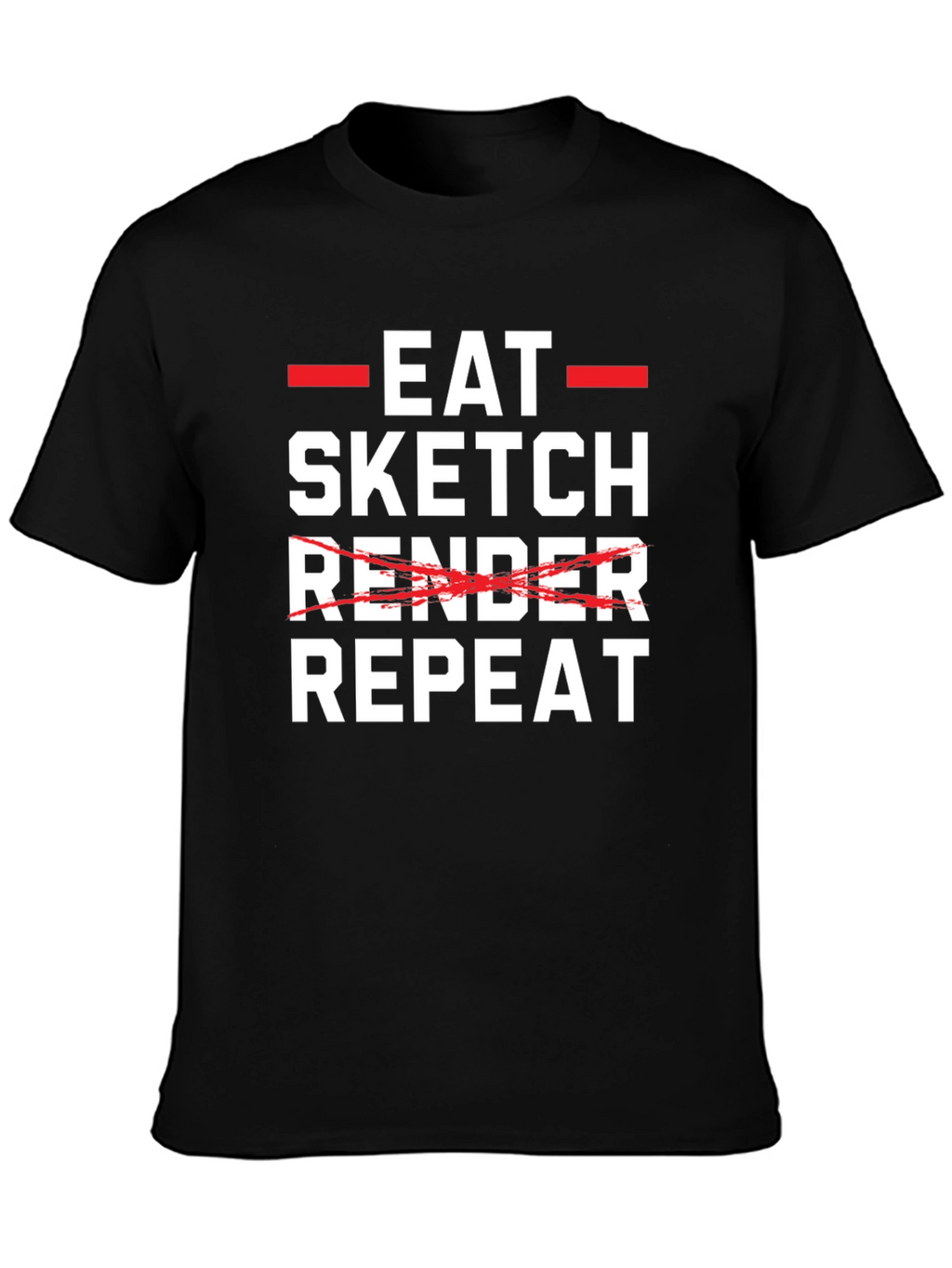 Eat Sketch Repeat Graphic Tee