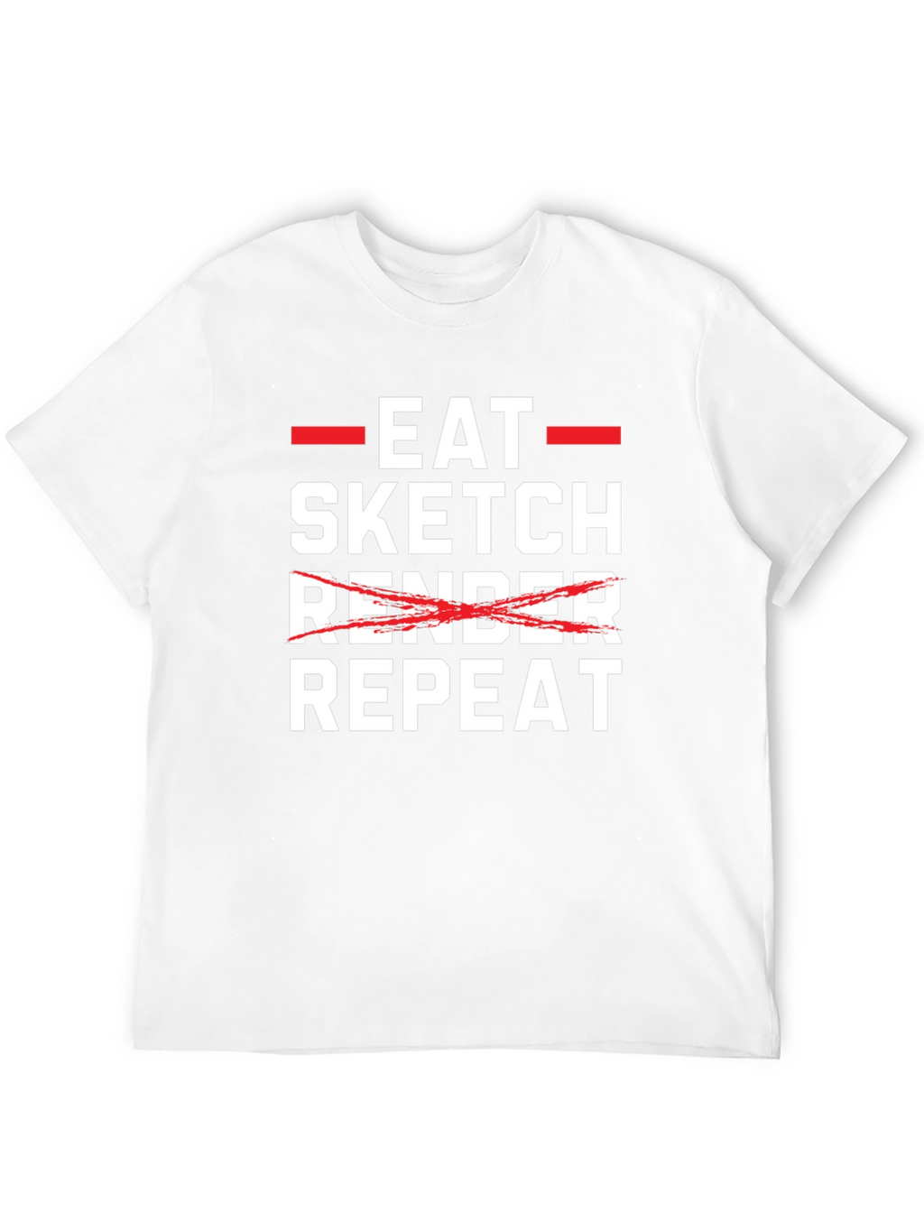 Eat Sketch Repeat Graphic Tee