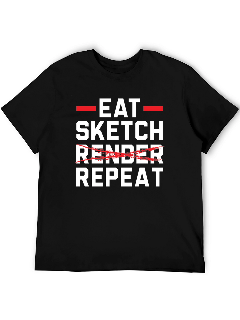 Eat Sketch Repeat Graphic Tee