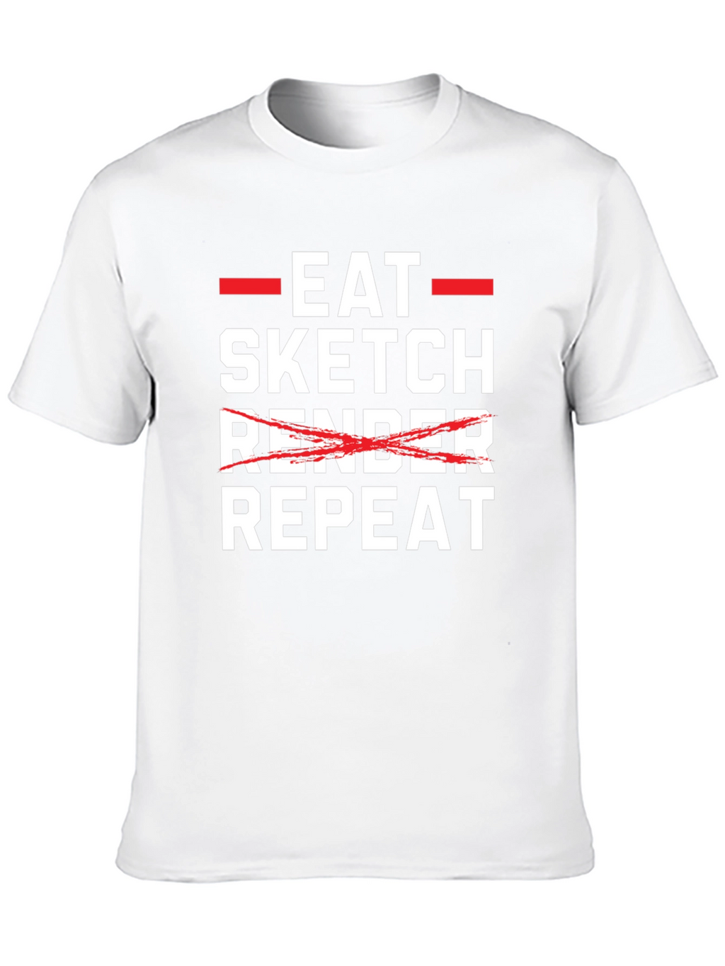 Eat Sketch Repeat Graphic Tee