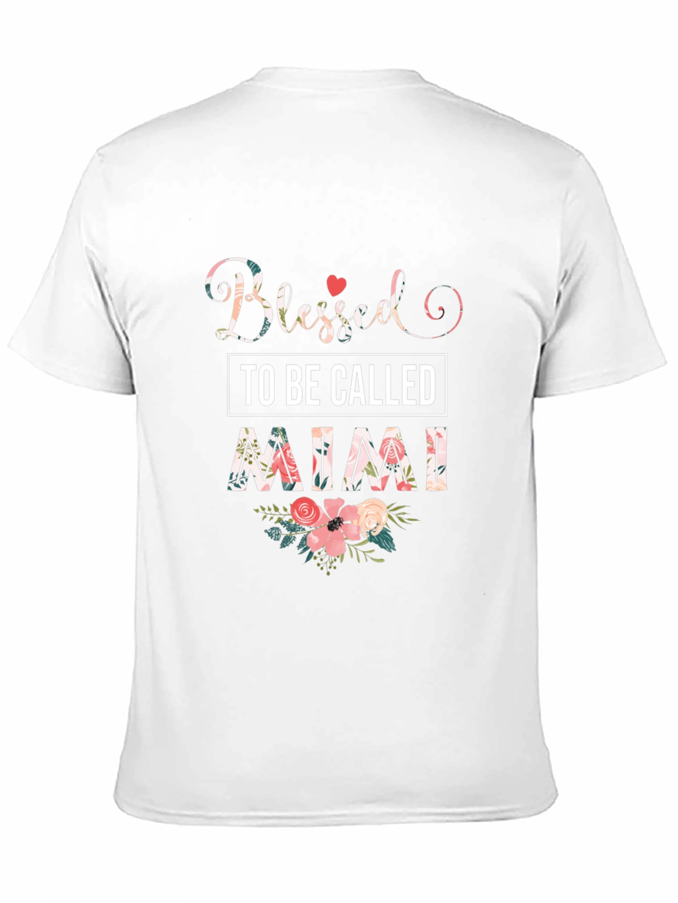 Blessed To Be Called Mimi Floral T-Shirt