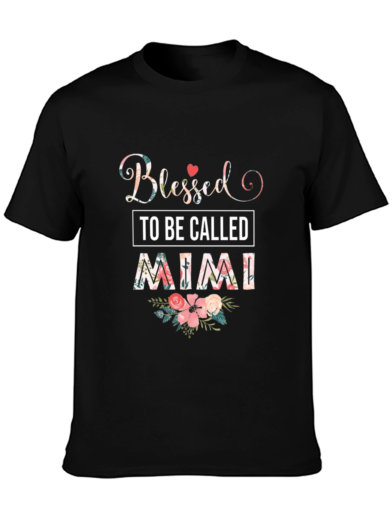 Blessed To Be Called Mimi Floral T-Shirt