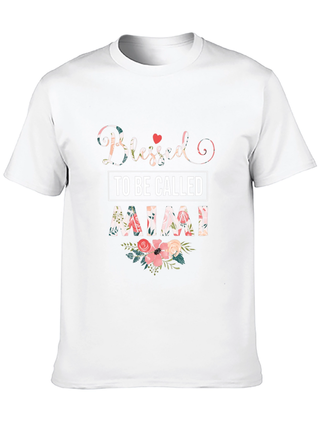 Blessed To Be Called Mimi Floral T-Shirt