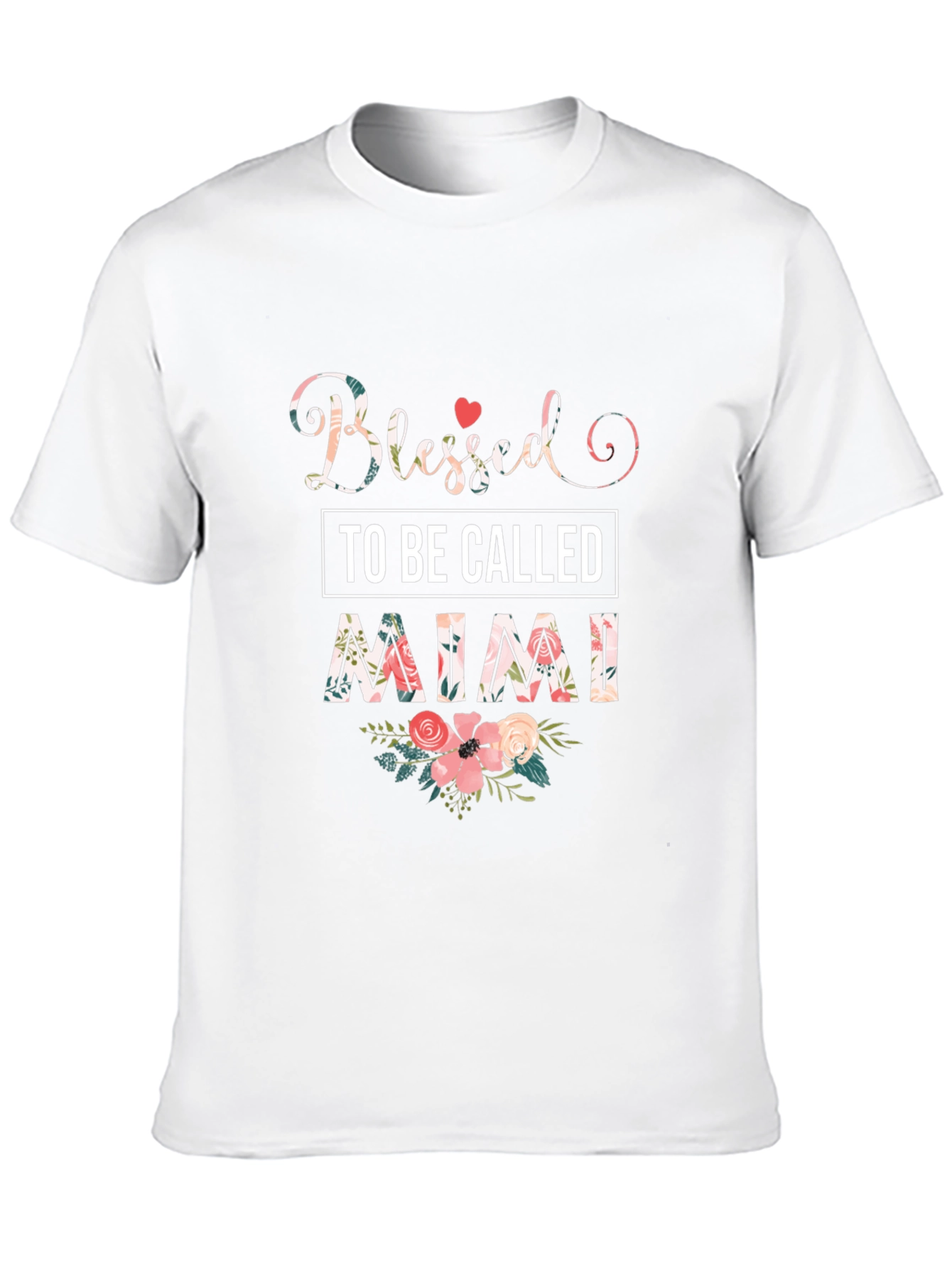 Blessed To Be Called Mimi Floral T-Shirt