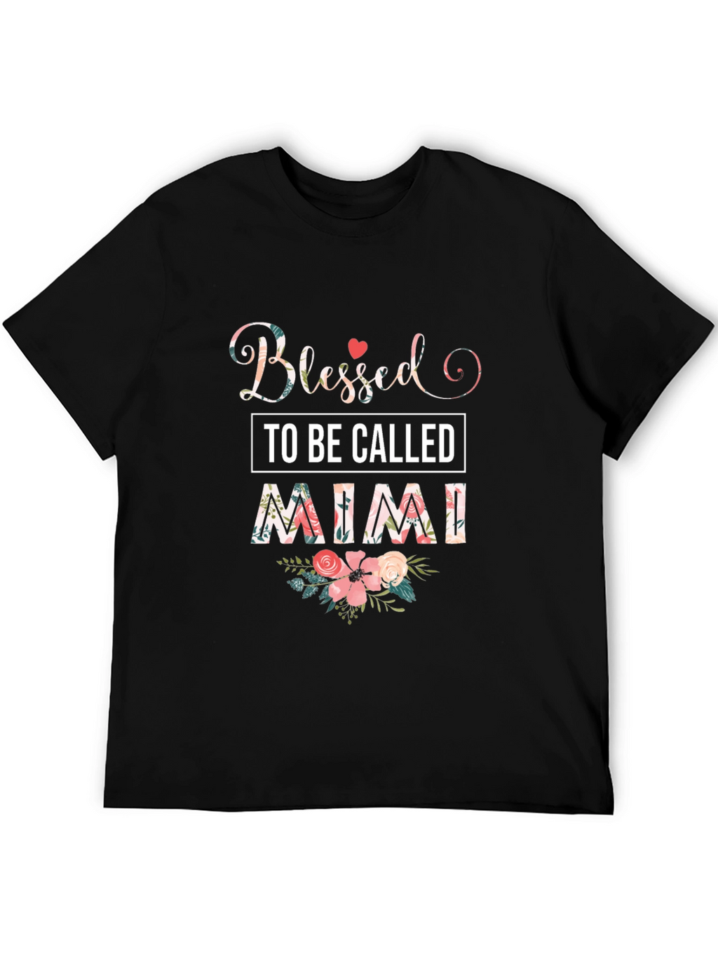 Blessed To Be Called Mimi Floral T-Shirt
