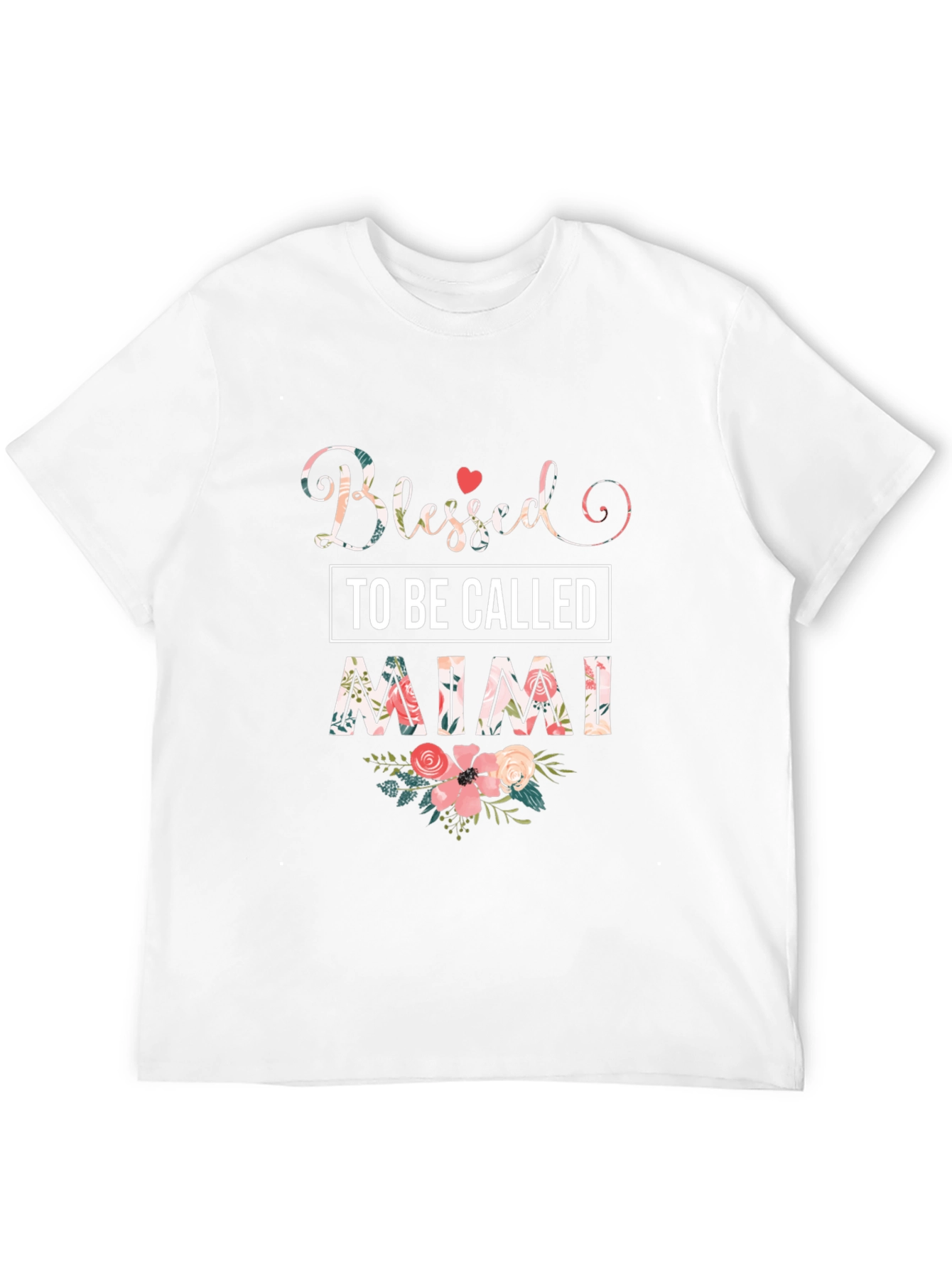 Blessed To Be Called Mimi Floral T-Shirt