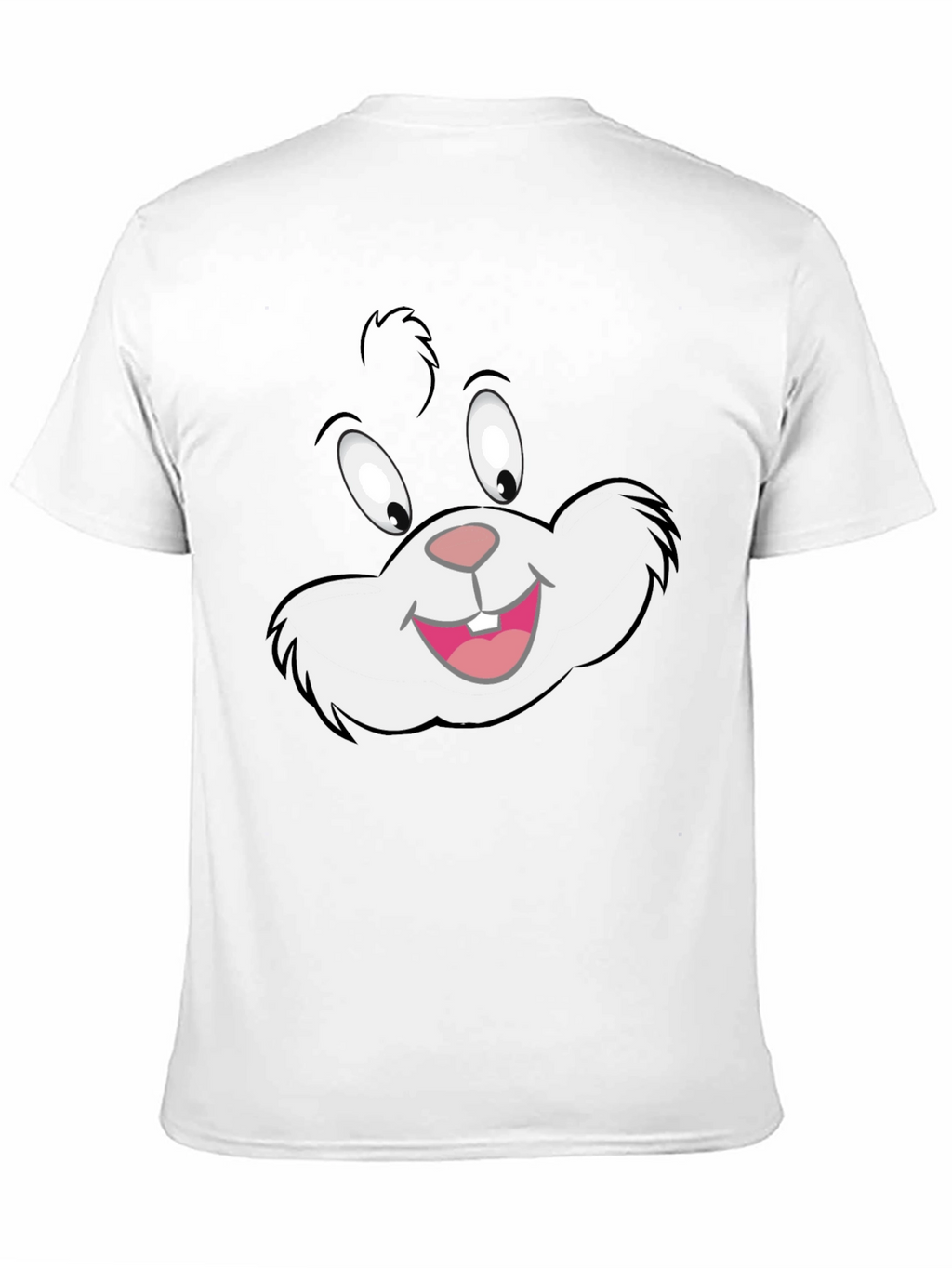 Cartoon Cat Graphic Black T-Shirt
