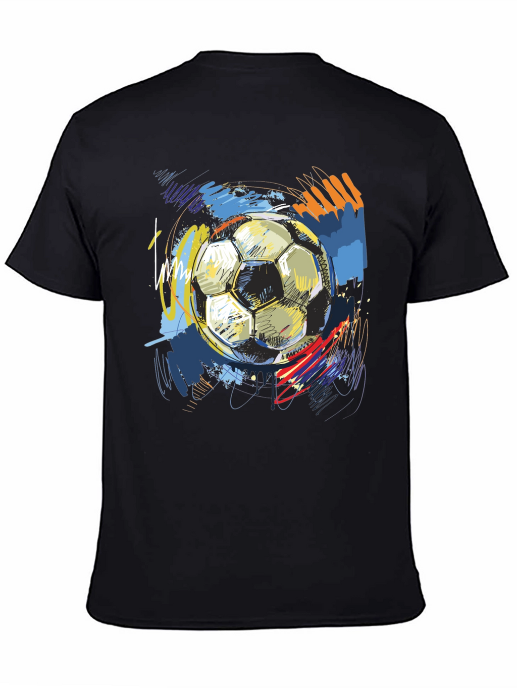 Soccer Ball Graphic Tee - Stylish Sportswear