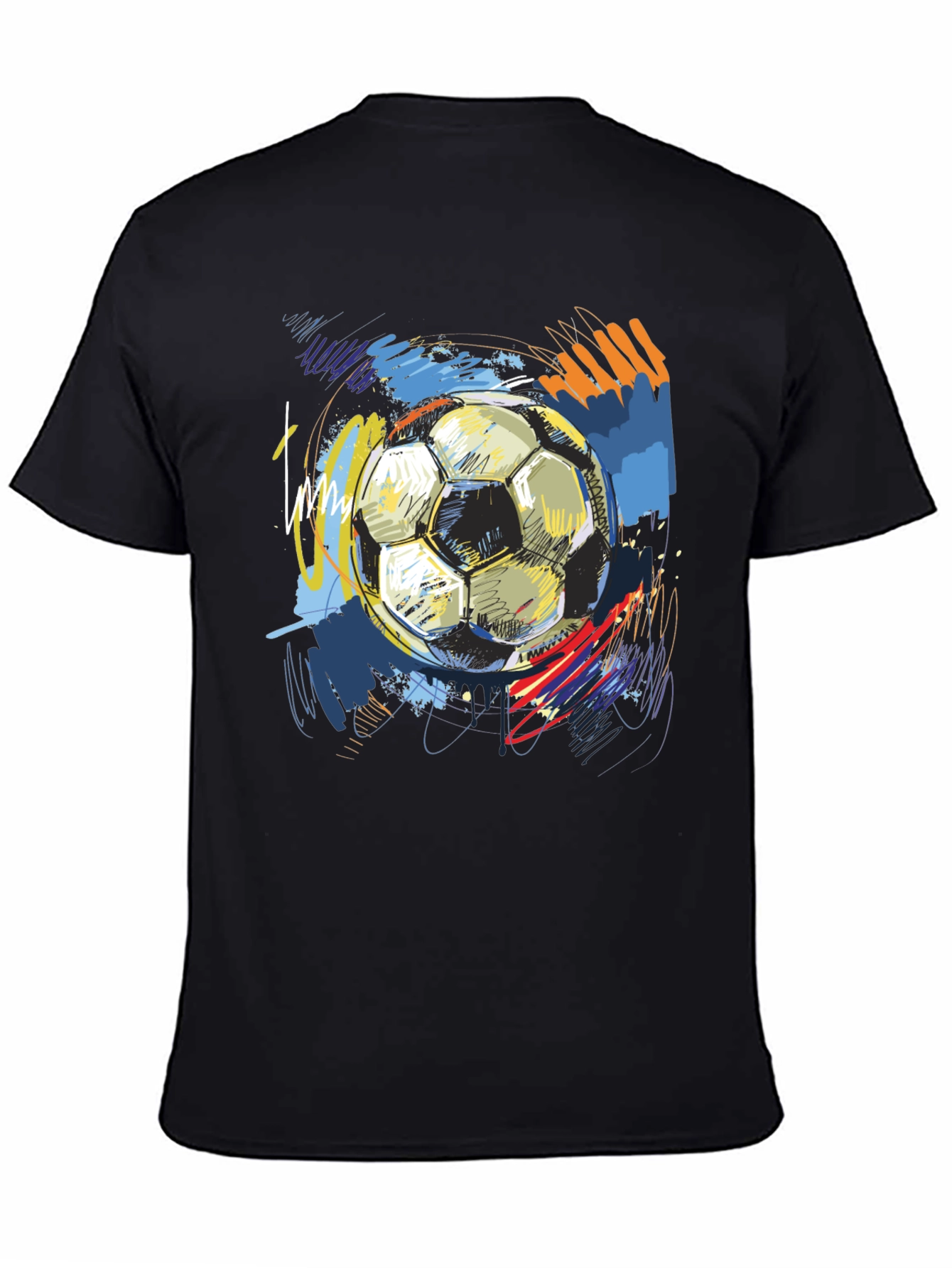 Soccer Ball Graphic Tee - Stylish Sportswear
