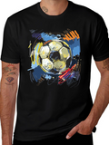Soccer Ball Graphic Tee - Stylish Sportswear