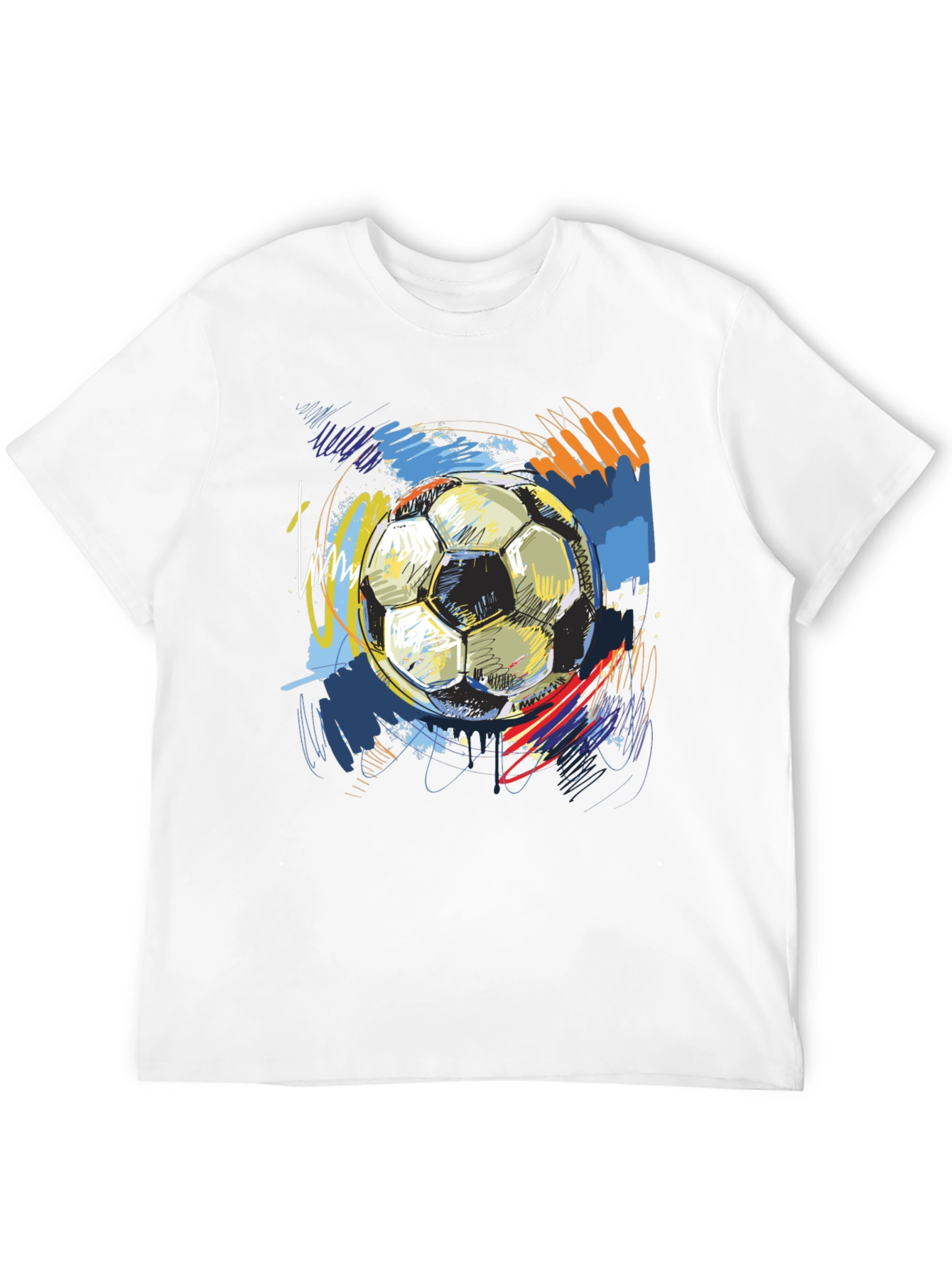 Soccer Ball Graphic Tee - Stylish Sportswear