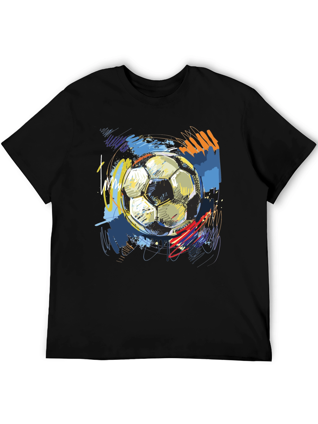 Soccer Ball Graphic Tee - Stylish Sportswear