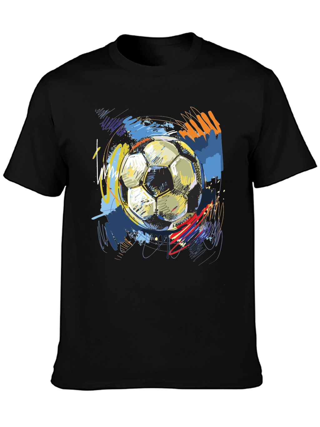 Soccer Ball Graphic Tee - Stylish Sportswear