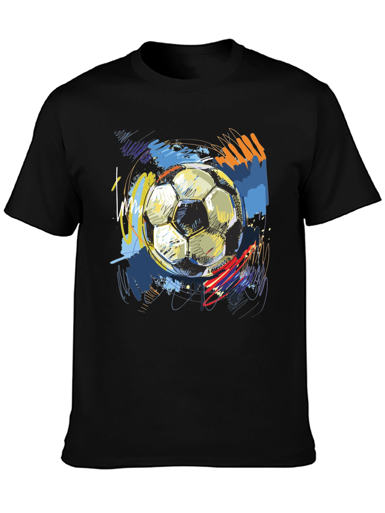 Soccer Ball Graphic Tee - Stylish Sportswear