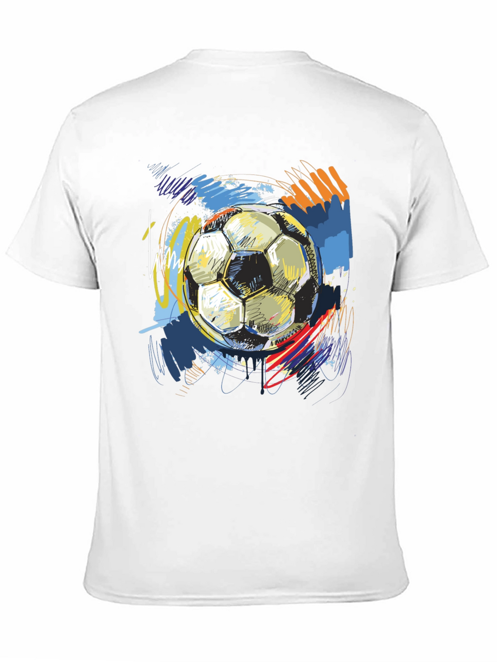 Soccer Ball Graphic Tee - Stylish Sportswear