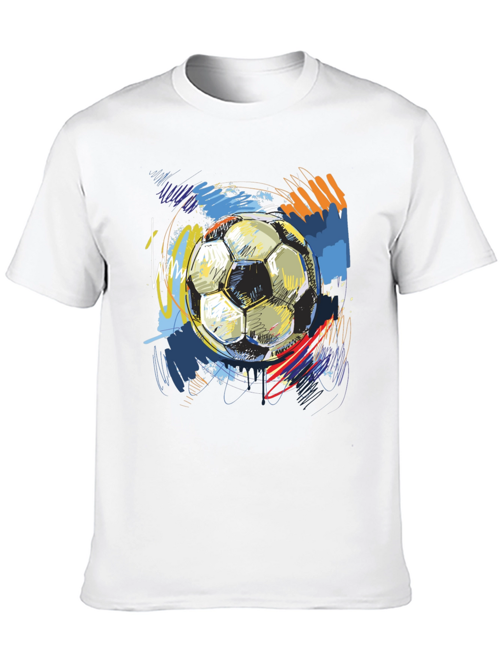 Soccer Ball Graphic Tee - Stylish Sportswear