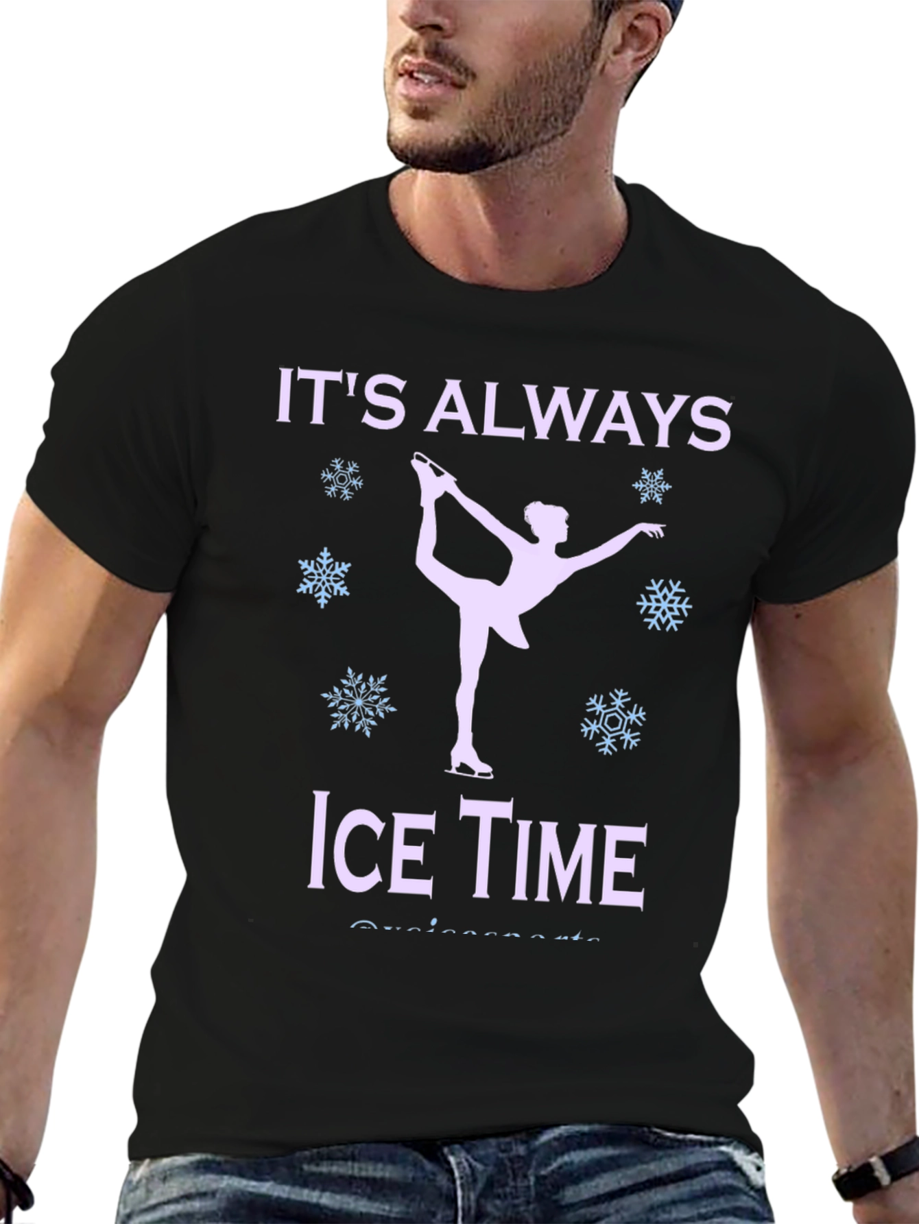 Its Always Ice Time T-Shirt - Figure Skating