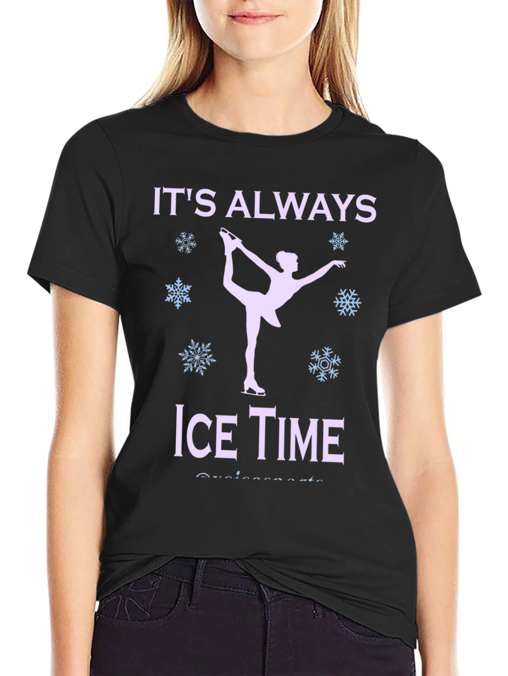Its Always Ice Time T-Shirt - Figure Skating