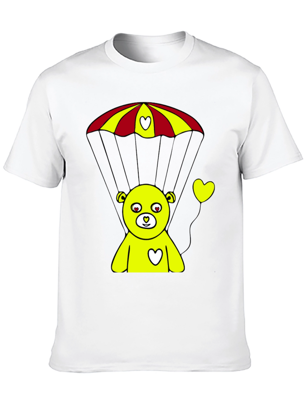 Parachute Teddy Bear Graphic Tee
