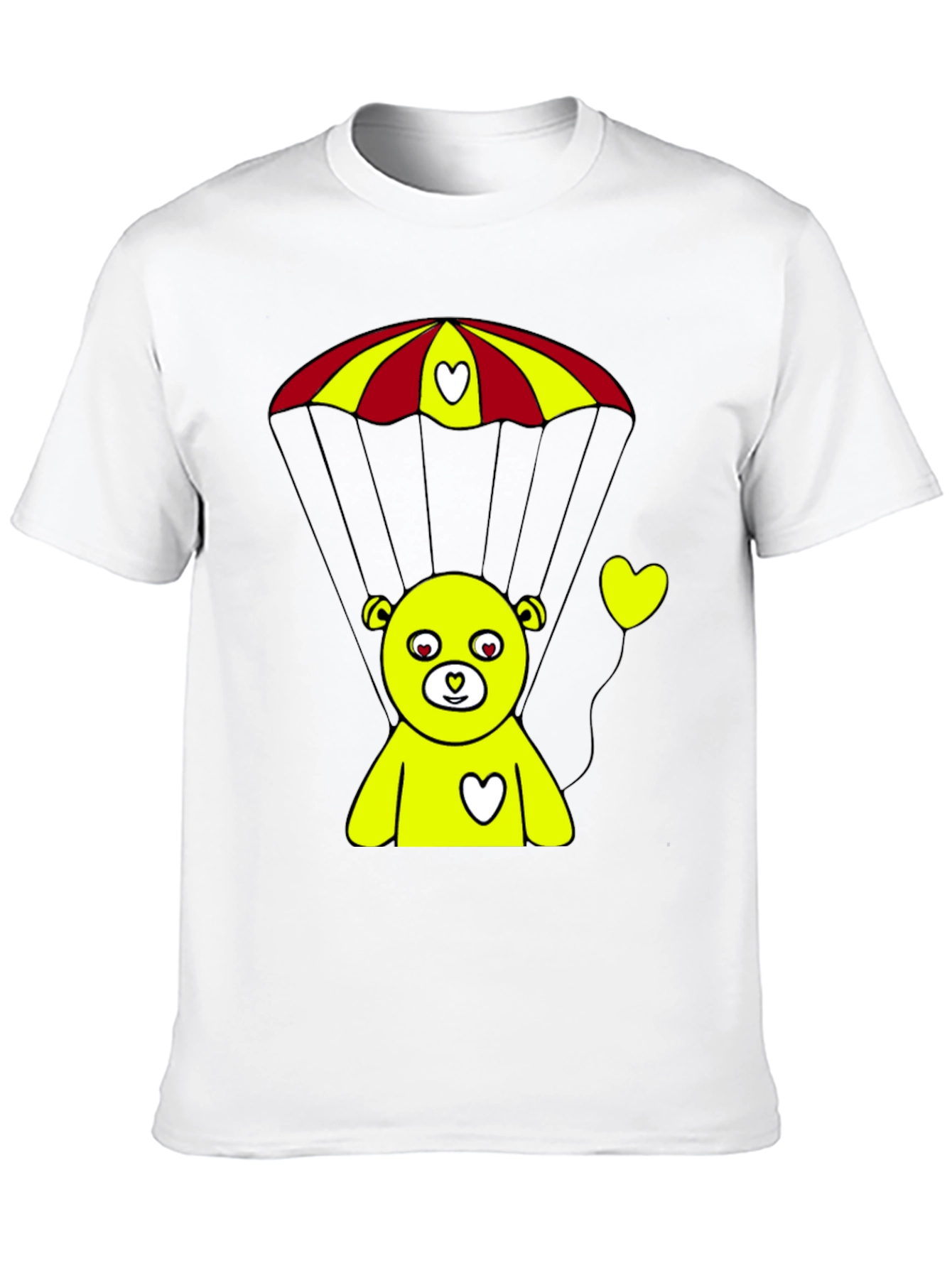 Parachute Teddy Bear Graphic Tee