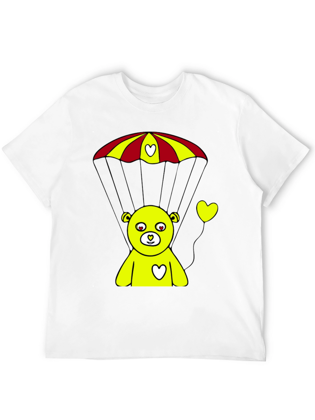 Parachute Teddy Bear Graphic Tee
