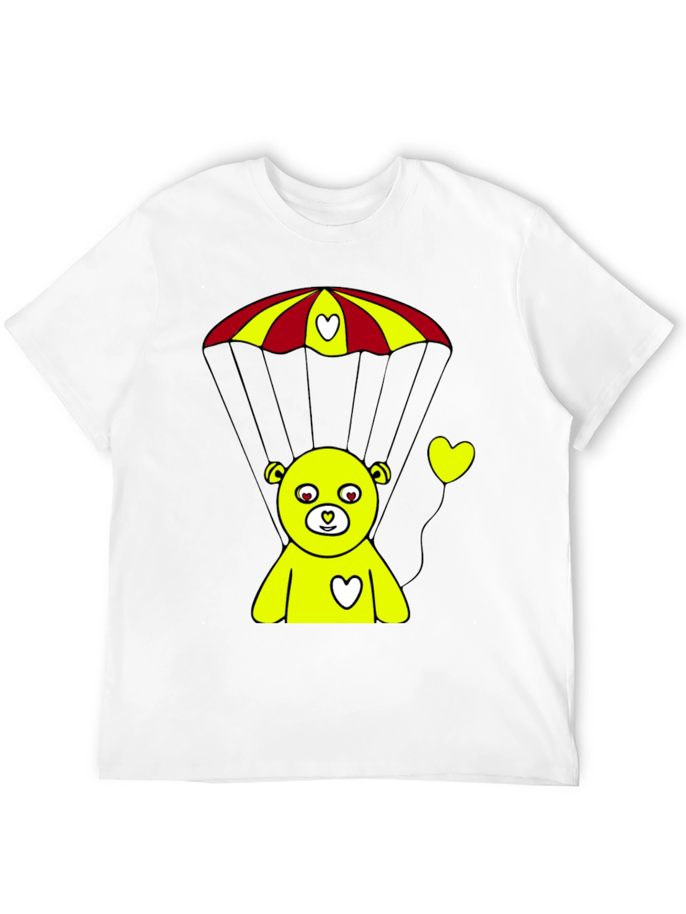 Parachute Teddy Bear Graphic Tee