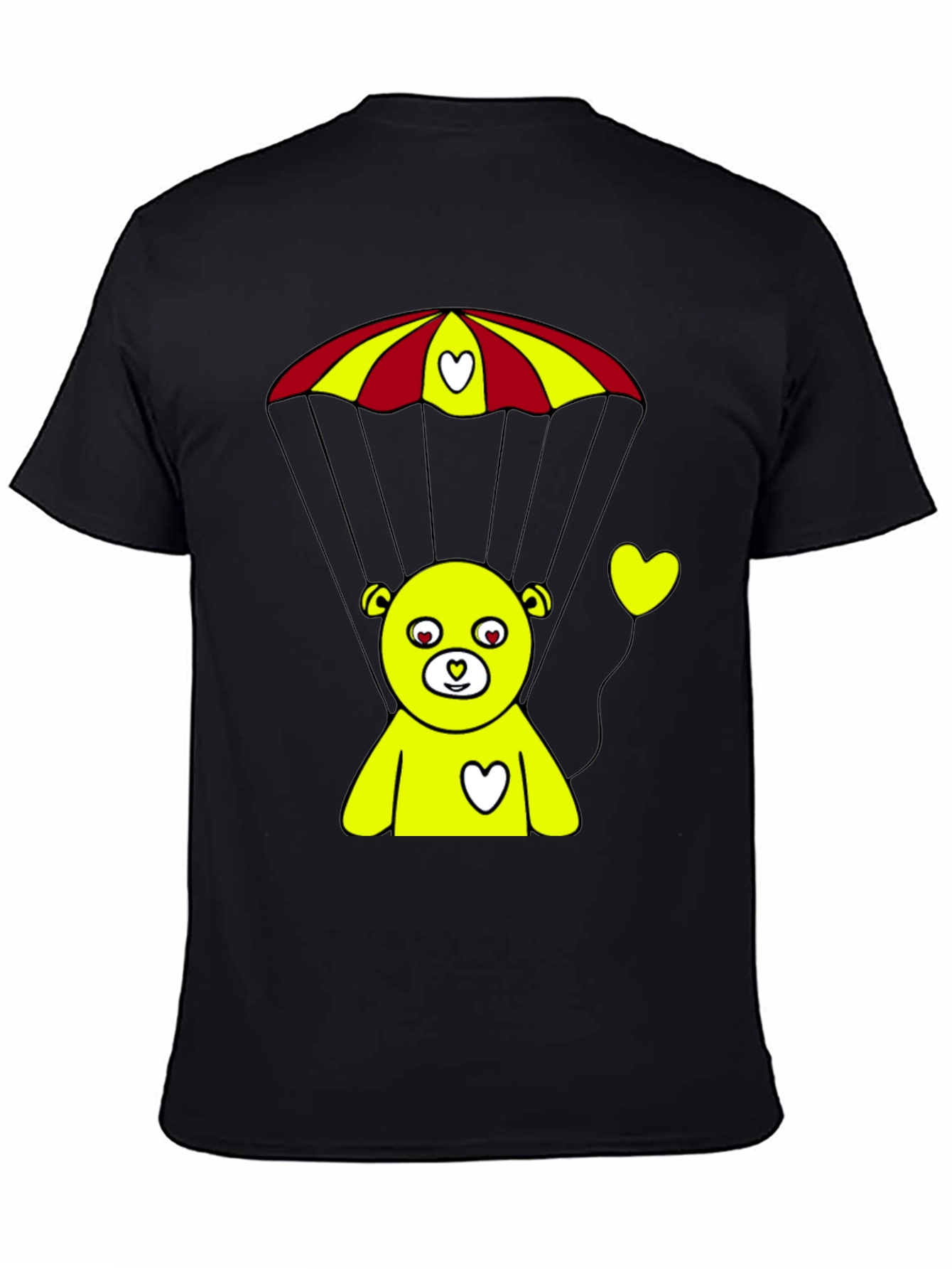 Parachute Teddy Bear Graphic Tee