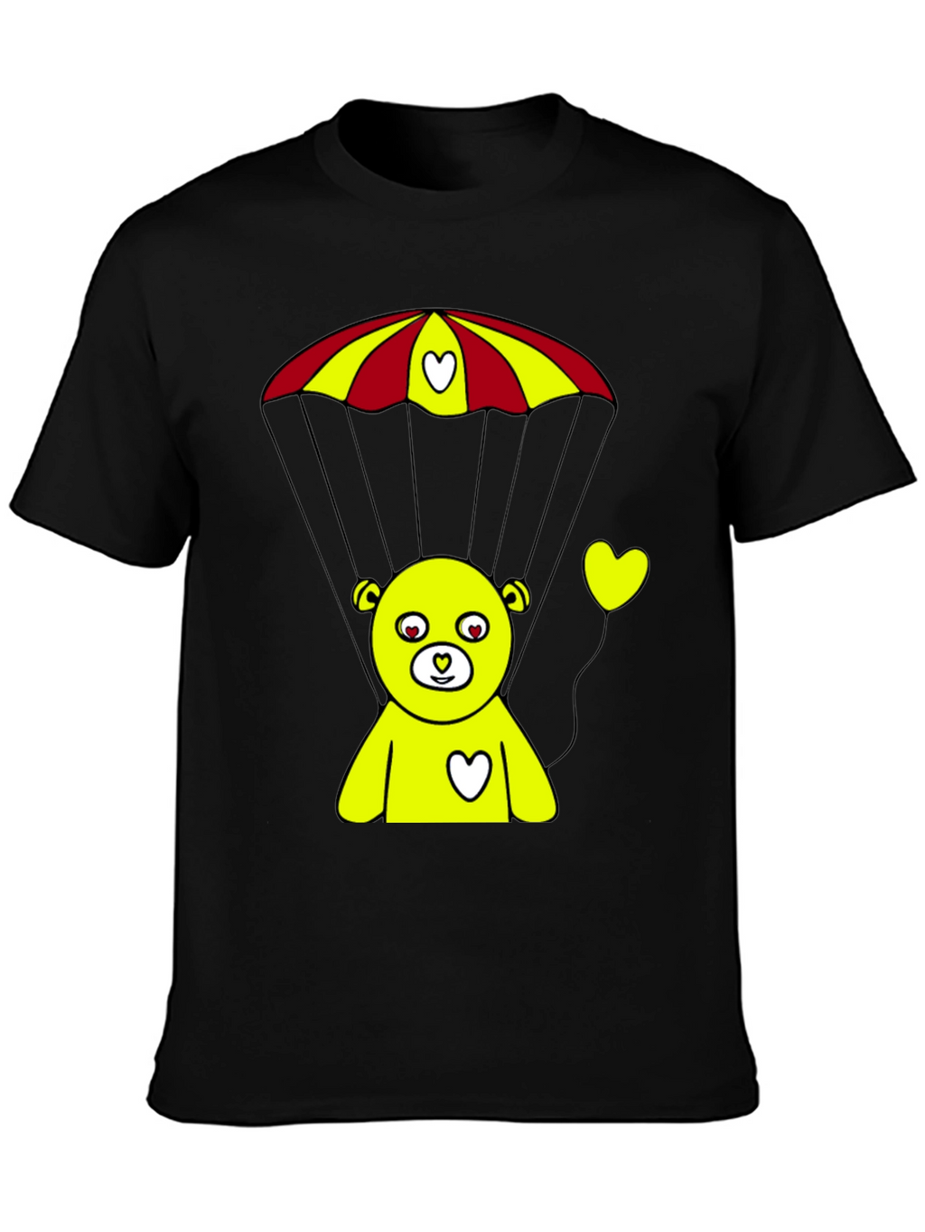 Parachute Teddy Bear Graphic Tee