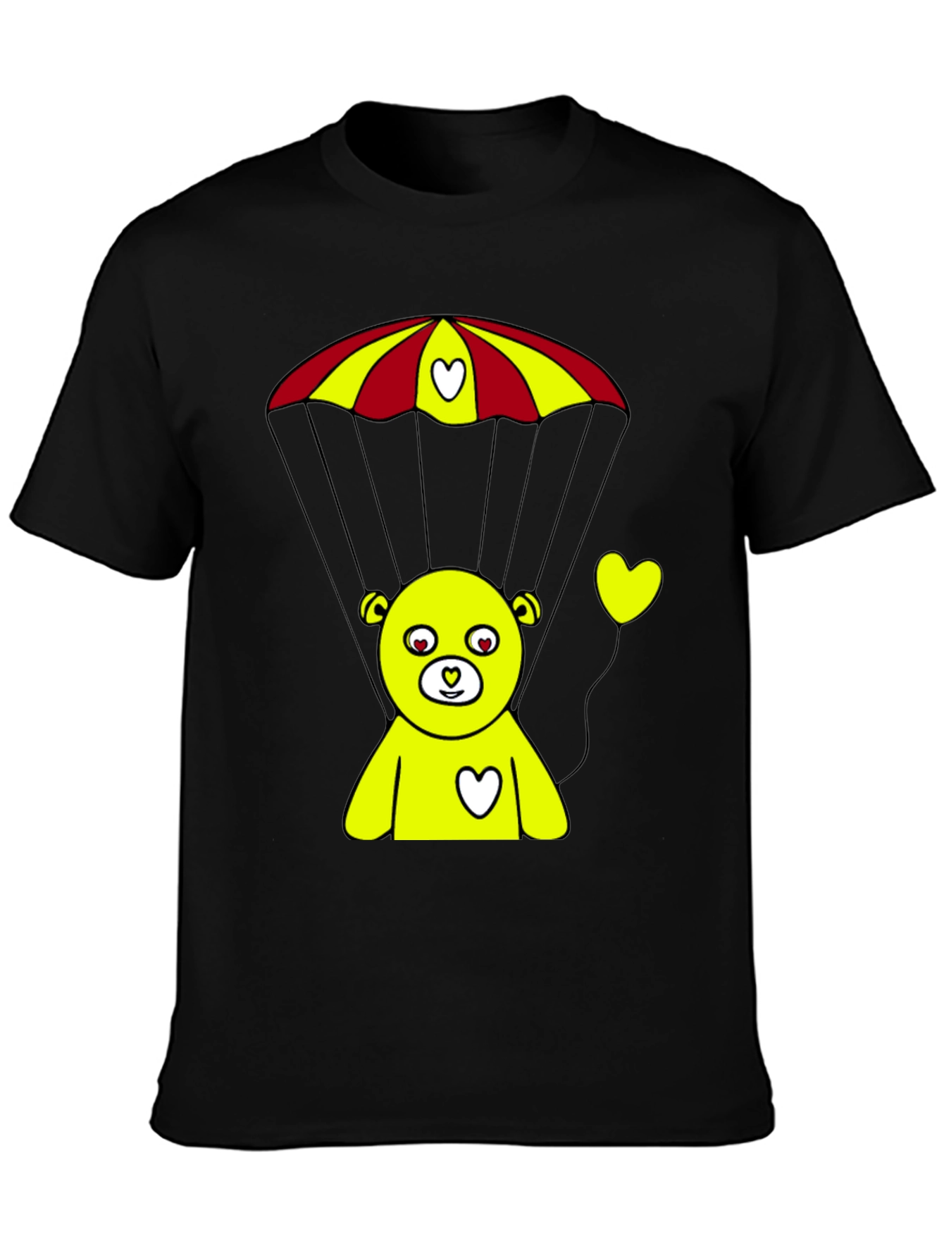 Parachute Teddy Bear Graphic Tee