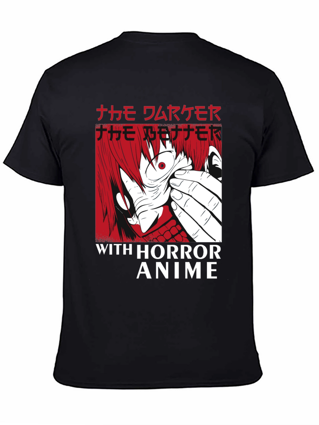 Horror Anime Graphic T-Shirt