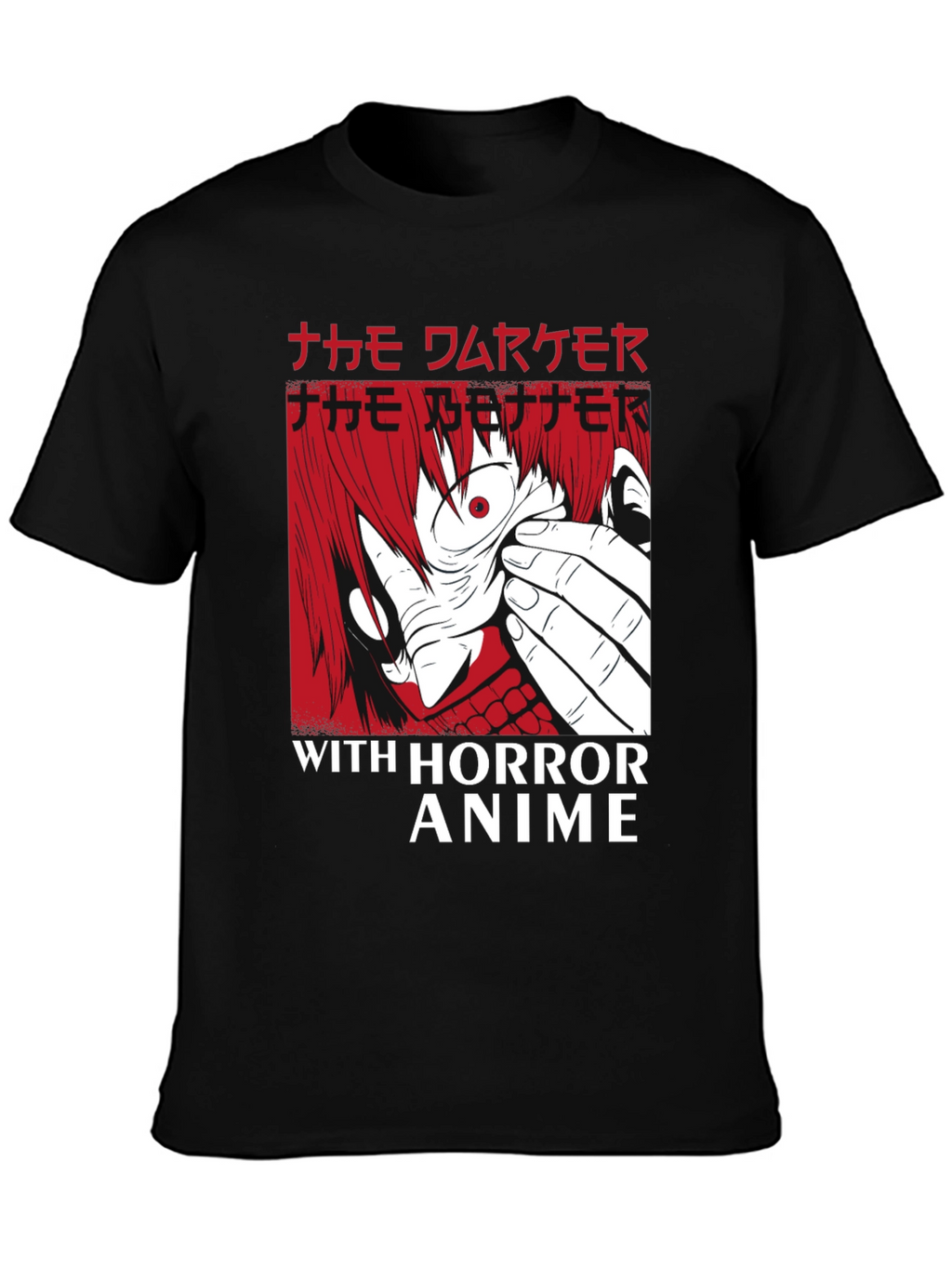 Horror Anime Graphic T-Shirt
