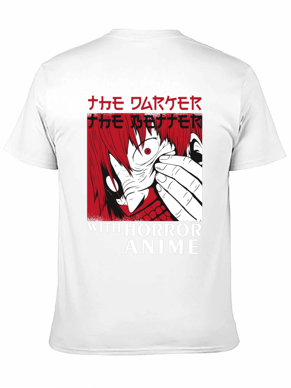 Horror Anime Graphic T-Shirt