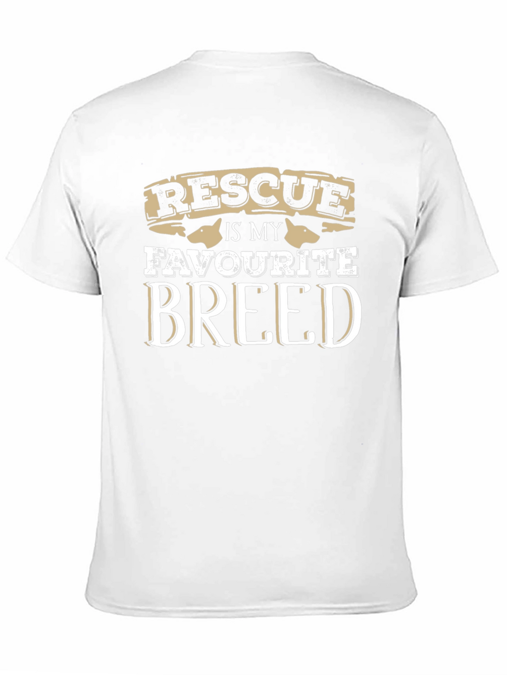 Rescue Dog Breed T-Shirt - Unisex Casual Tee