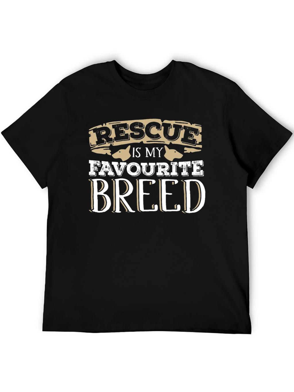Rescue Dog Breed T-Shirt - Unisex Casual Tee