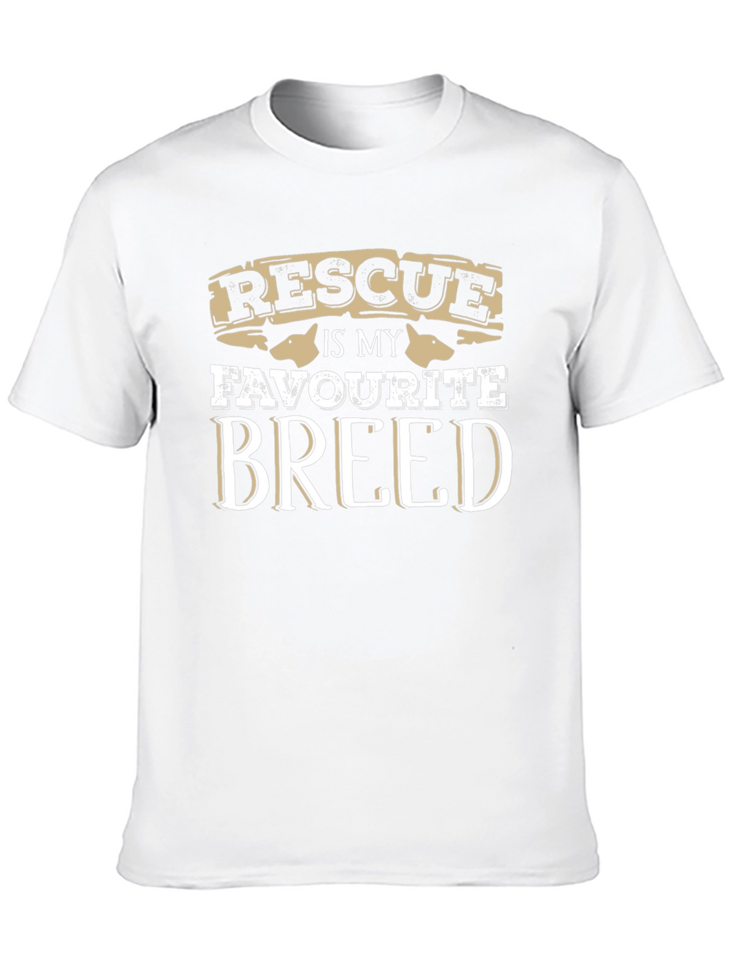Rescue Dog Breed T-Shirt - Unisex Casual Tee