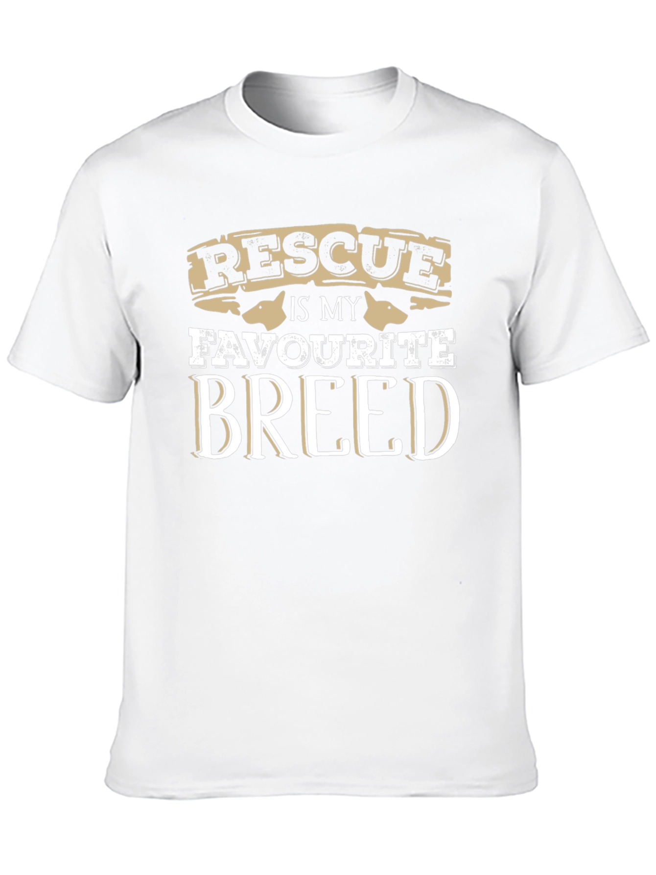 Rescue Dog Breed T-Shirt - Unisex Casual Tee