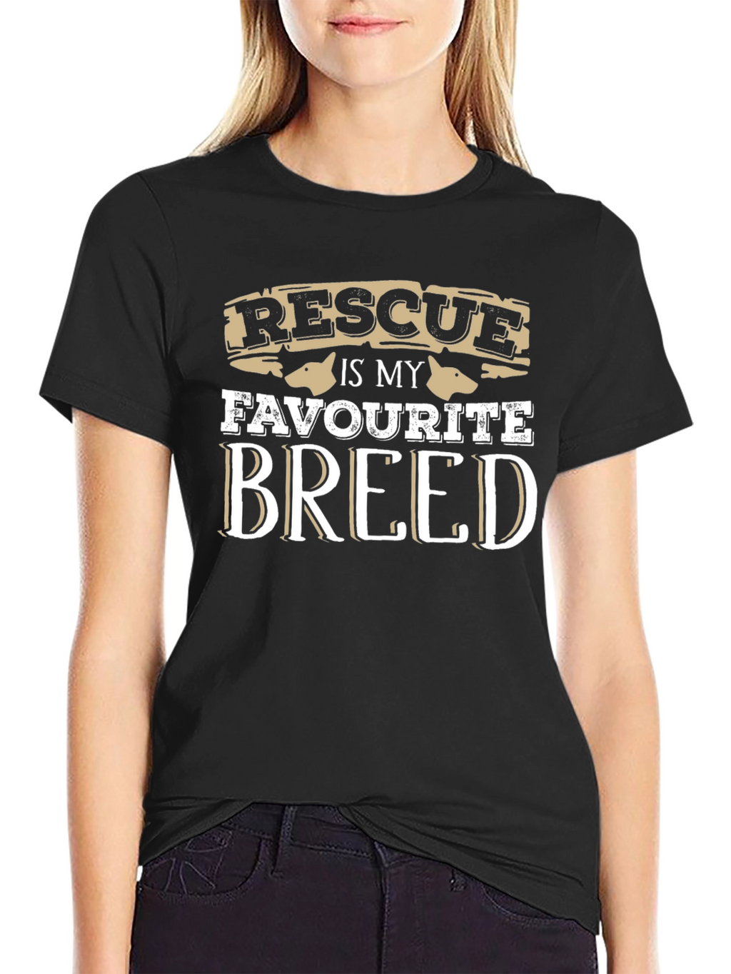 Rescue Dog Breed T-Shirt - Unisex Casual Tee