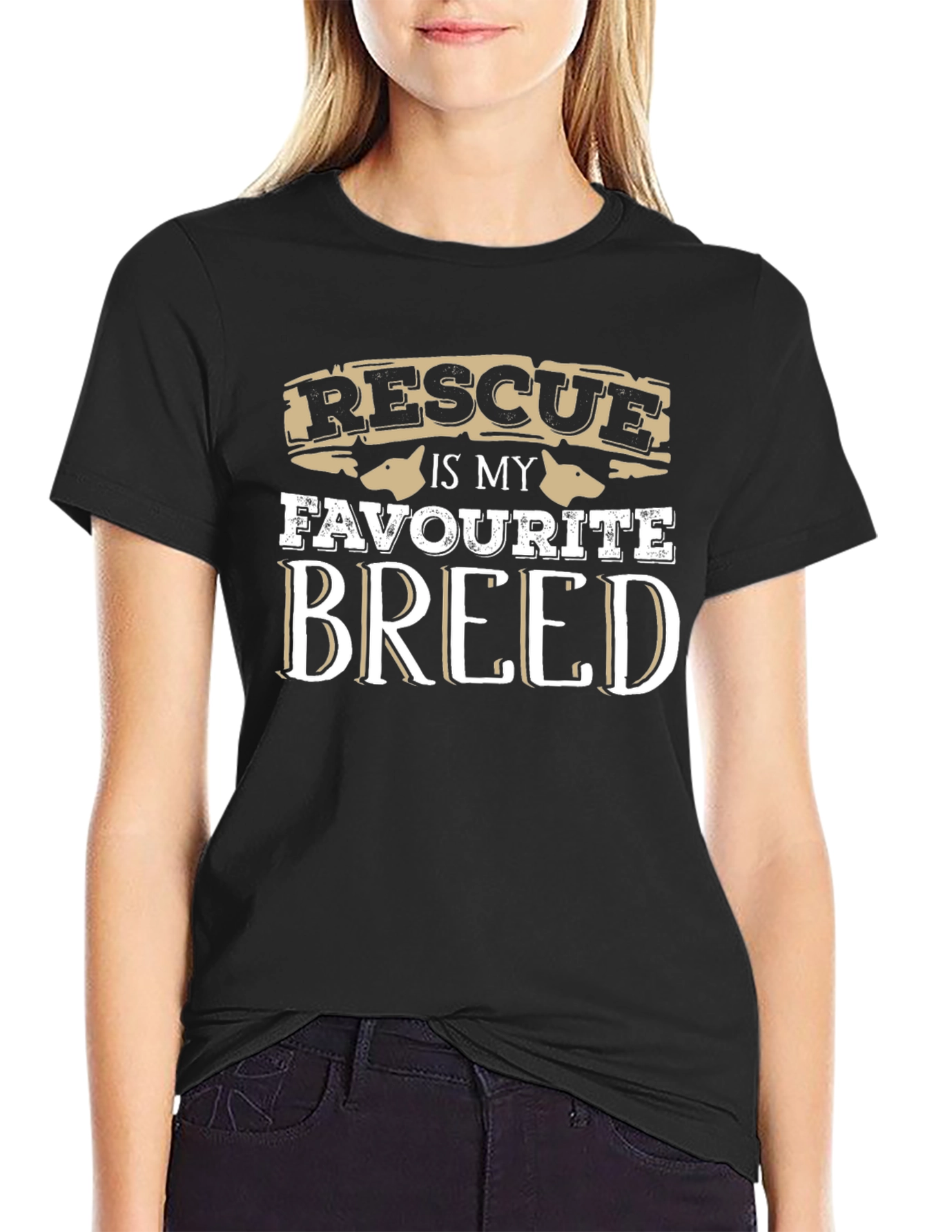 Rescue Dog Breed T-Shirt - Unisex Casual Tee