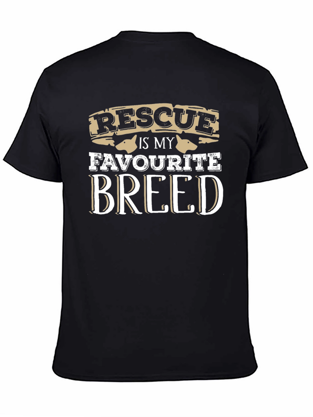 Rescue Dog Breed T-Shirt - Unisex Casual Tee
