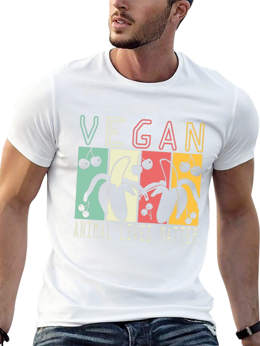 Vegan Animal Lives Matter Graphic T-Shirt