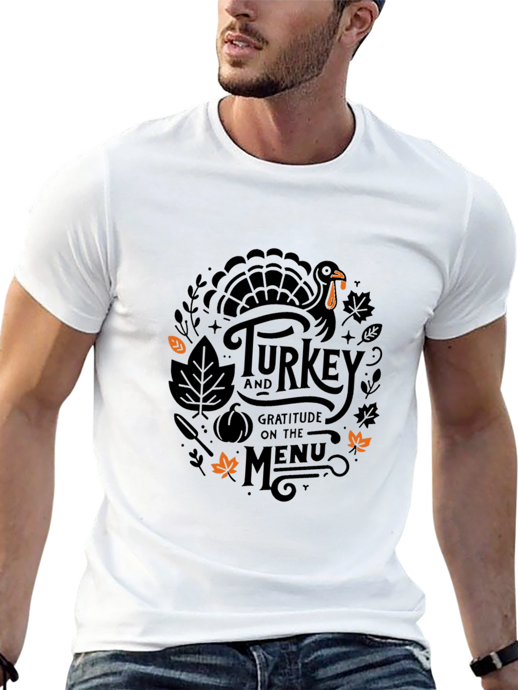 Thanksgiving Turkey Gratitude T-Shirt