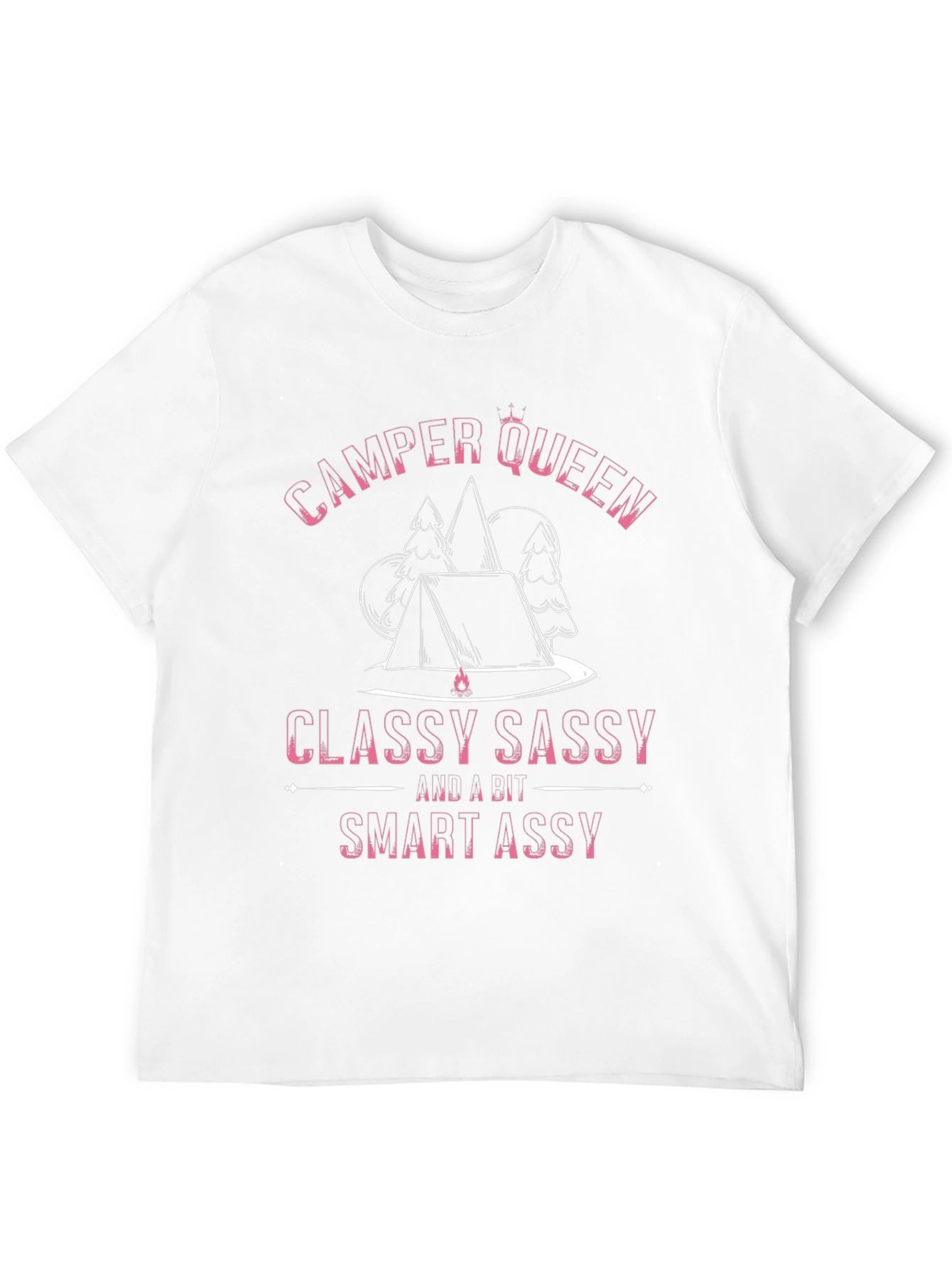Camper Queen Black T-Shirt - Classy Sassy Smart Assy