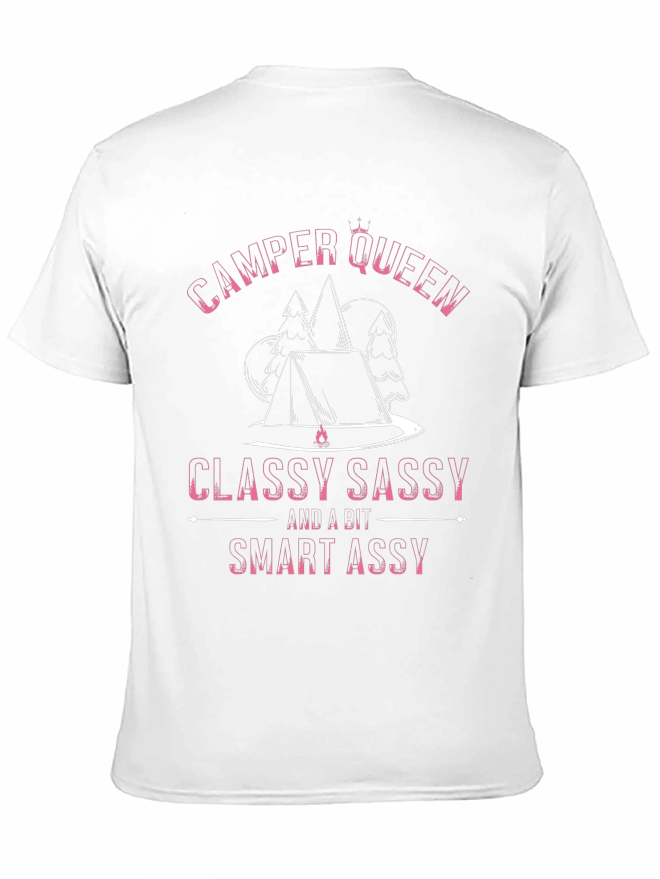 Camper Queen Black T-Shirt - Classy Sassy Smart Assy